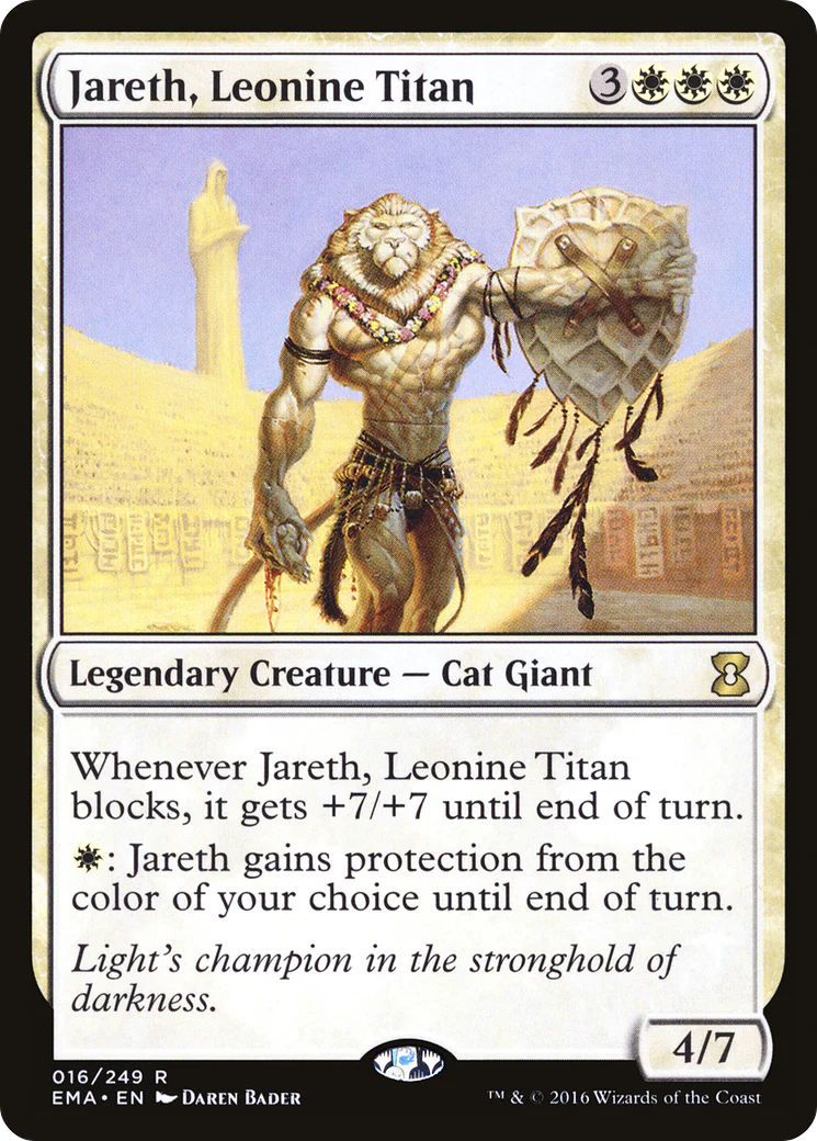 Jareth, Leonine Titan (EMA-016) - Eternal Masters Foil