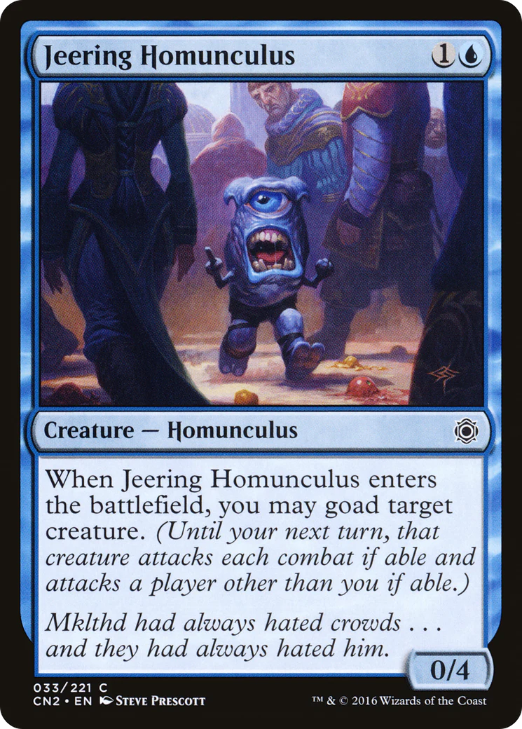 Jeering Homunculus (CN2-033) - Conspiracy: Take the Crown Foil