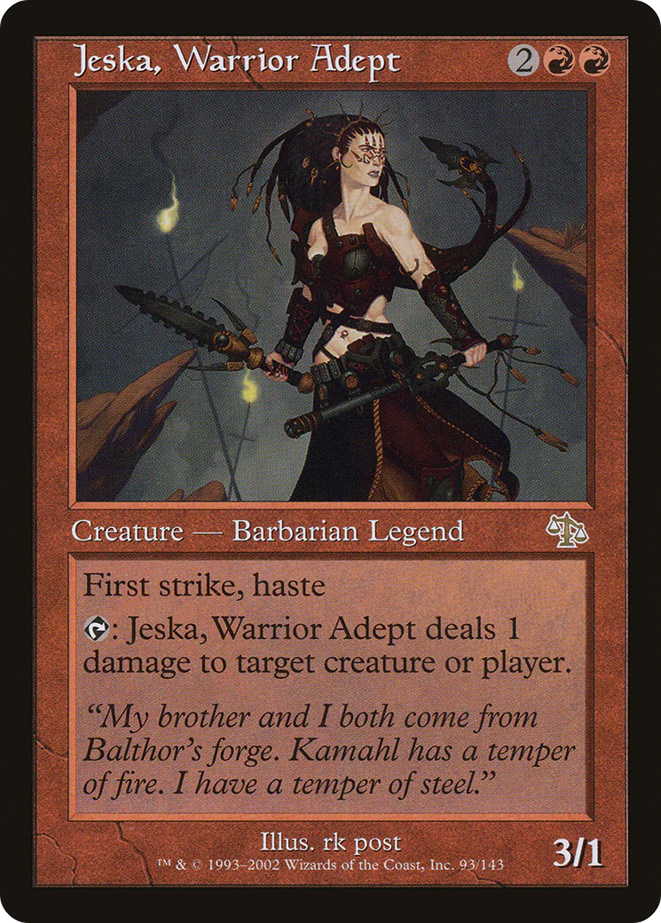 Jeska, Warrior Adept (JUD-093) - Judgment