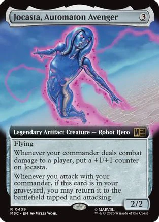 Jocasta, Automaton Avenger (Extended Art) (MSC-439) - Commander: Marvel Super Heroes