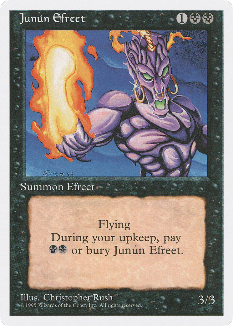 Junun Efreet (4ED-027) - Fourth Edition