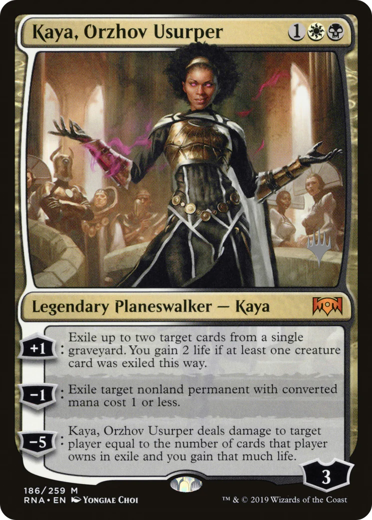 Kaya, Orzhov Usurper (PPELD-186) - Ravnica Allegiance Promos