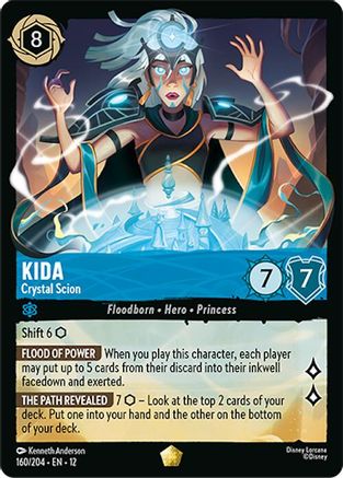 Kida - Crystal Scion (160/204) Wilds Unknown (Cold Foil)