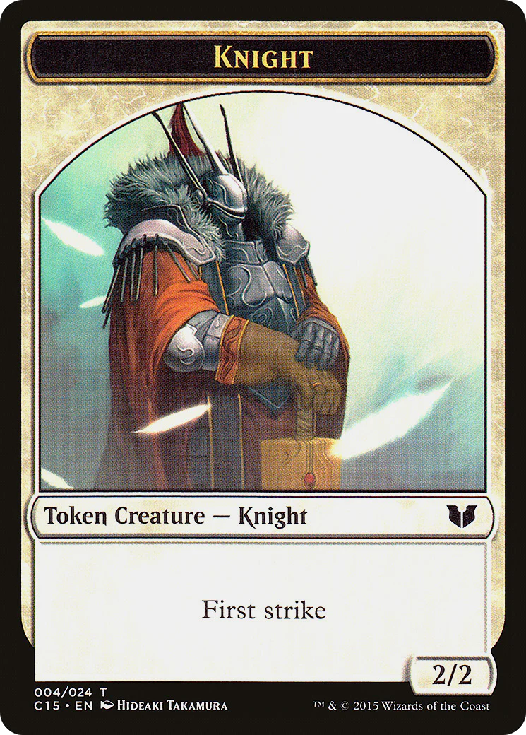 Knight (C15-004) - Commander 2015 Tokens