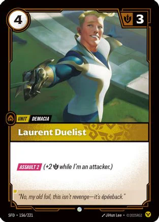 Laurent Duelist (156/221) [Spiritforged]