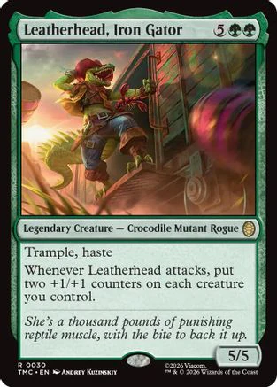 Leatherhead, Iron Gator (TMC-030) - Teenage Mutant Ninja Turtles Foil