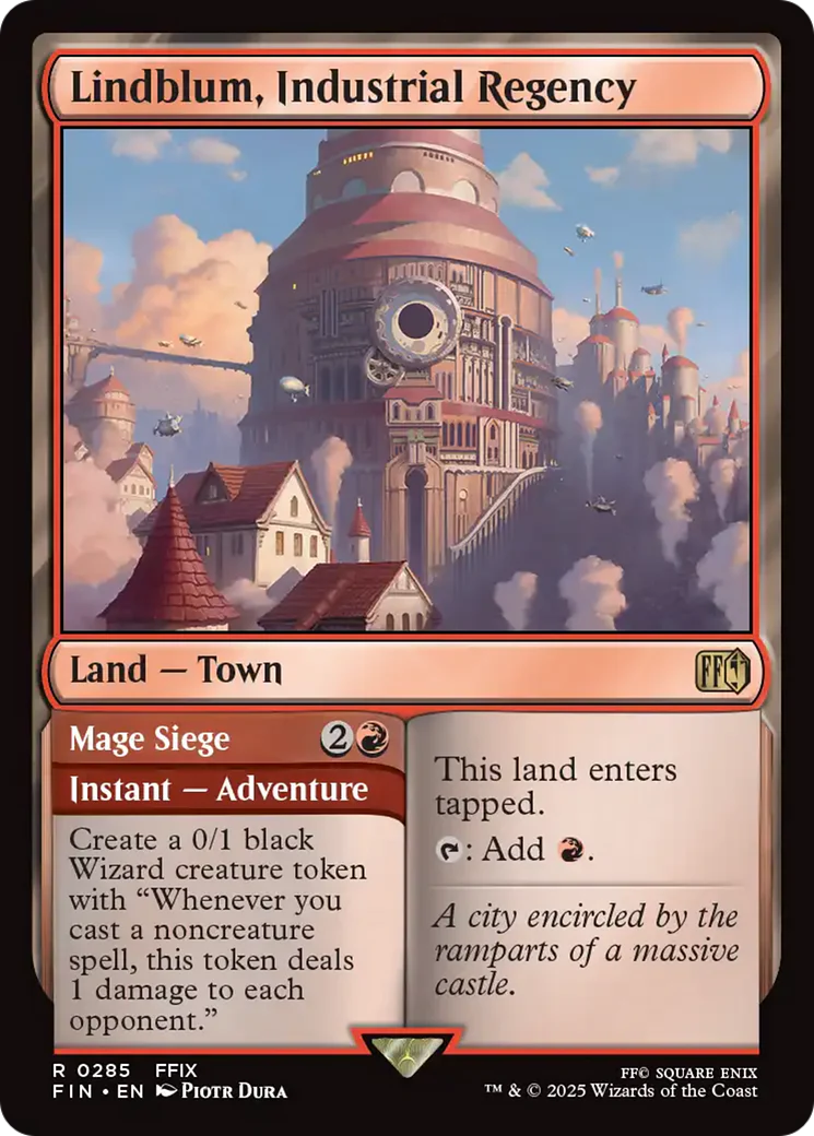 Lindblum, Industrial Regency // Mage Siege (FIN-285) - FINAL FANTASY Foil