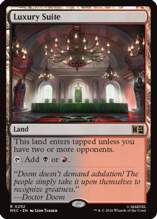 Luxury Suite (MSC-252) - Commander: Marvel Super Heroes