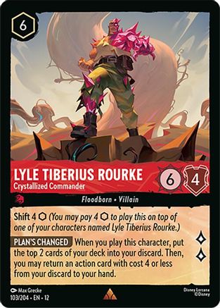 Lyle Tiberius Rourke - Crystallized Commander (103/204) Wilds Unknown (Cold Foil)