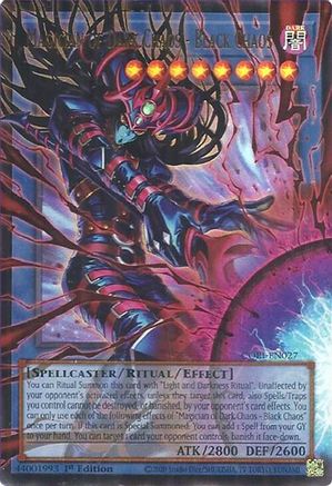 Magician of Dark Chaos - Black Chaos (Starlight Rare) (Extended Art) [CORI-EN027] Starlight Rare