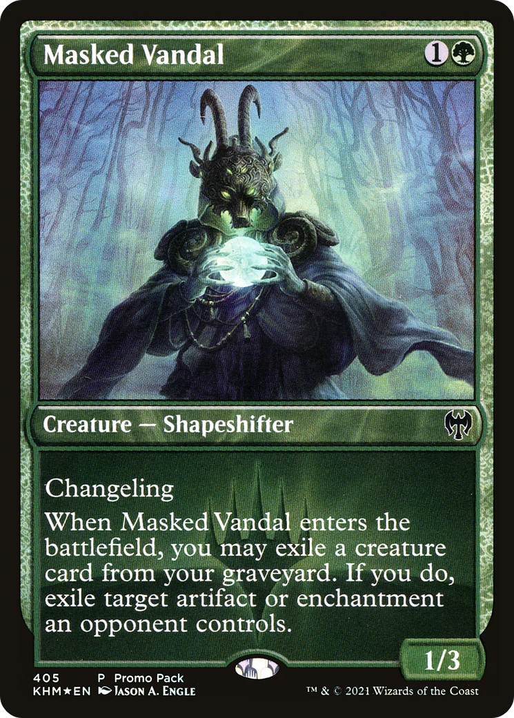 Masked Vandal (PPKHM-405) - Kaldheim Foil