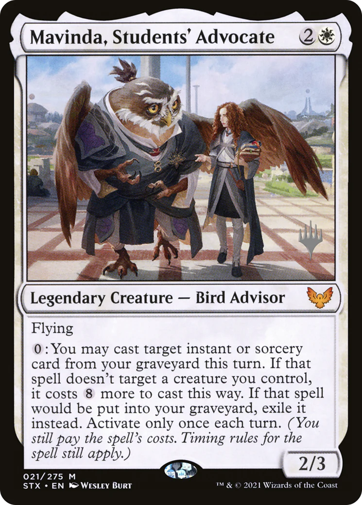 Mavinda, Students' Advocate (PPSTX-021) - Strixhaven: School of Mages Promos