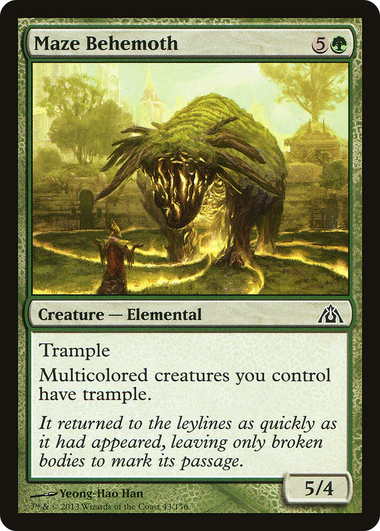 Maze Behemoth (DGM-043) - Dragon's Maze Foil
