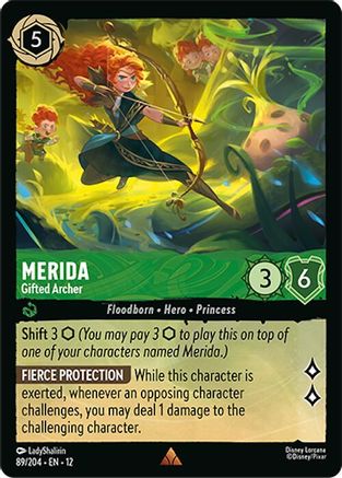 Merida - Gifted Archer (89/204) Wilds Unknown (Non-Foil)