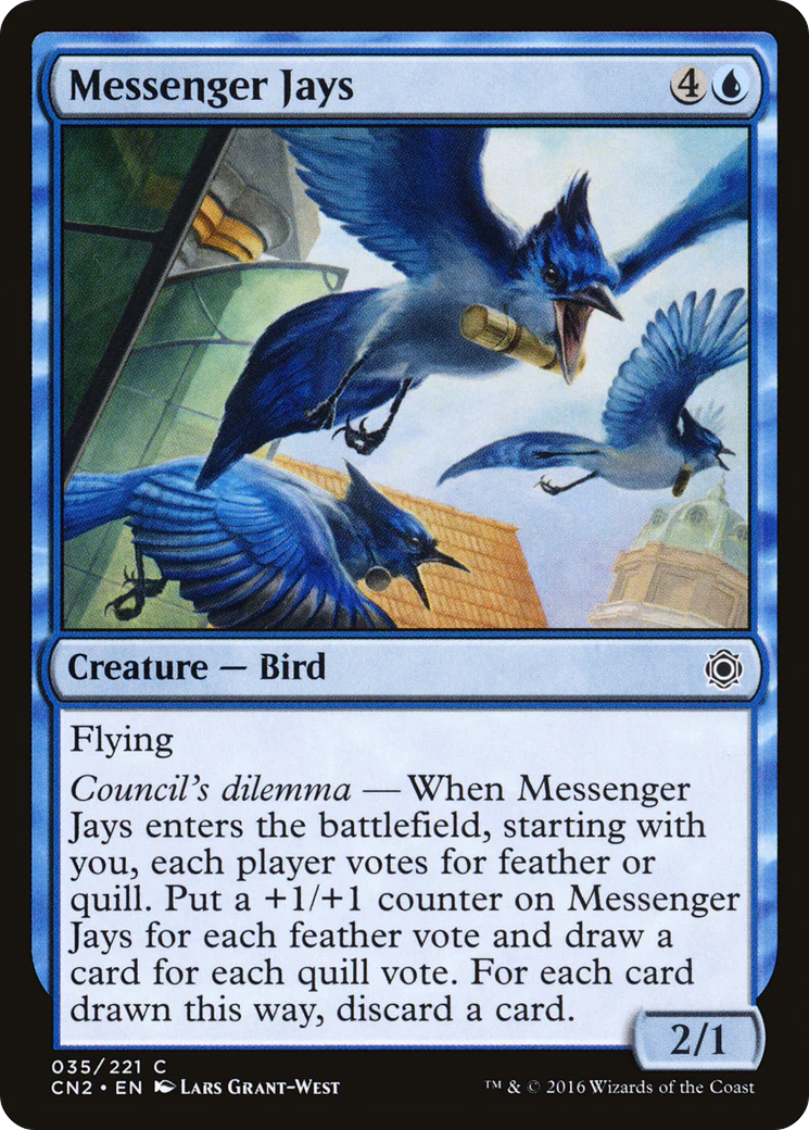 Messenger Jays (CN2-035) - Conspiracy: Take the Crown Foil