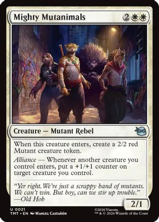 Mighty Mutanimals (TMT-021) - Teenage Mutant Ninja Turtles