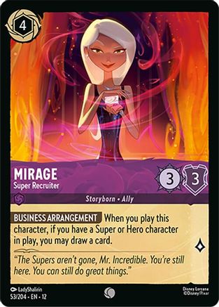 Mirage - Super Recruiter (53/204) Wilds Unknown (Cold Foil)