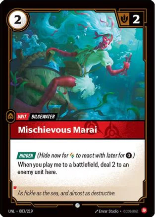 Mischevious Marai (003/219) [Unleashed] Foil