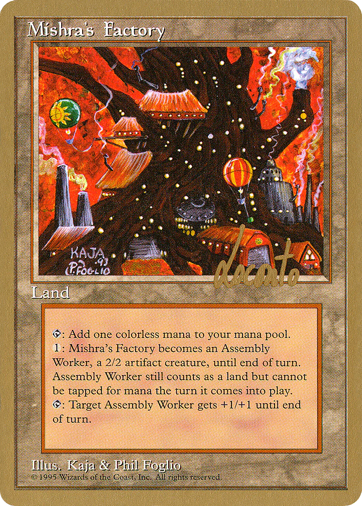 Mishra's Factory - 1996 Michael Loconto (4ED) (WCD-) - Pro Tour Collector Set