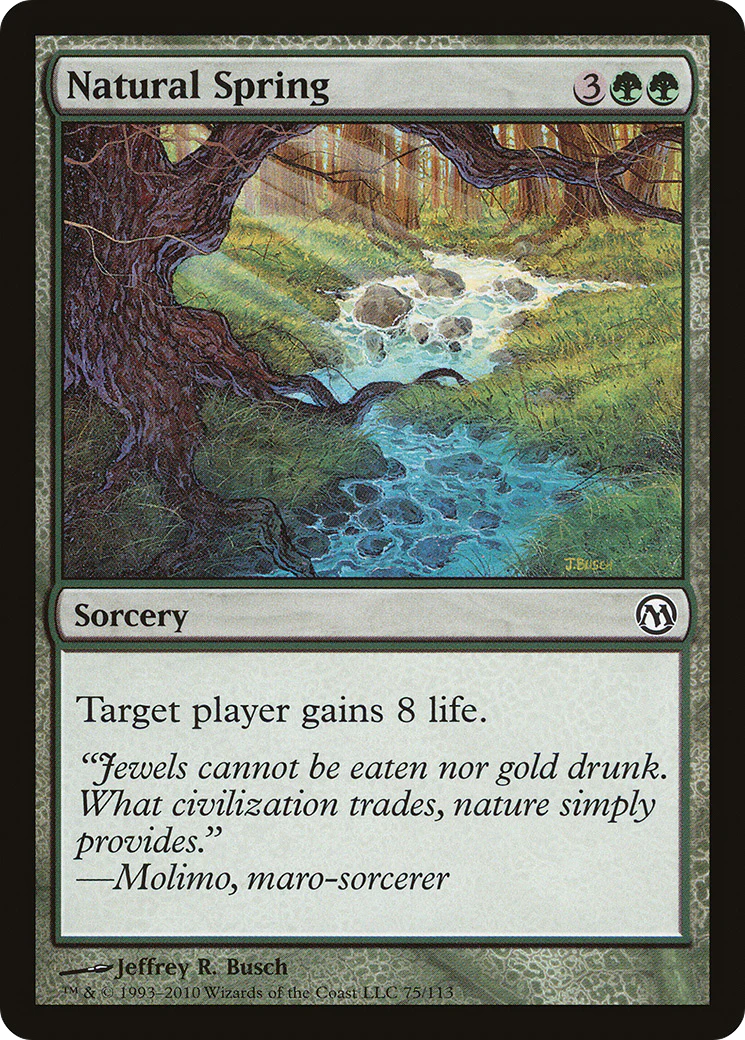 Natural Spring (DPA-075) - Duels of the Planeswalkers