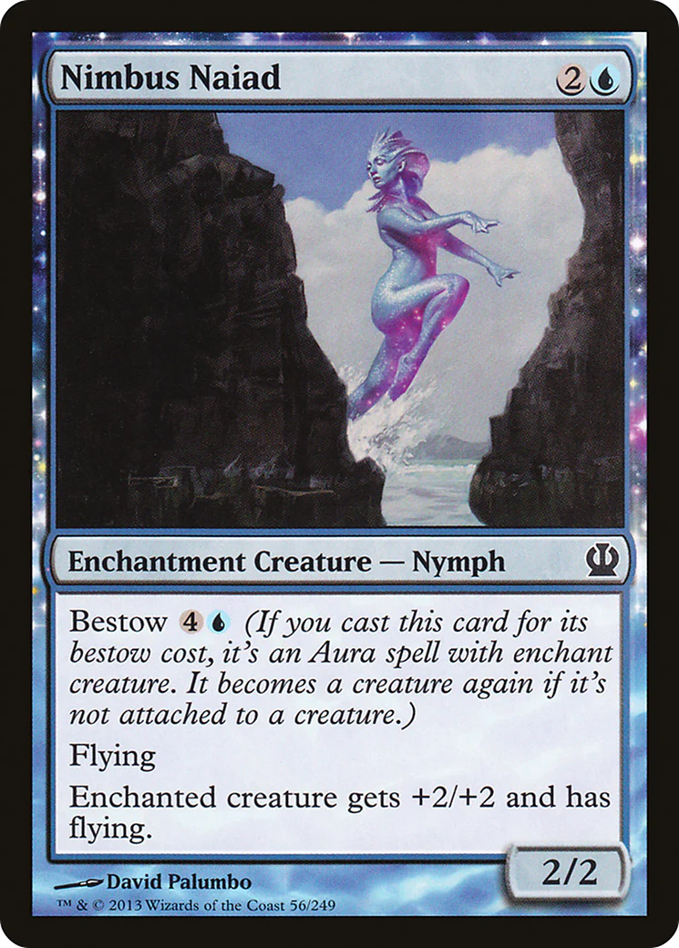 Nimbus Naiad (THS-056) - Theros: (enchantment) Foil