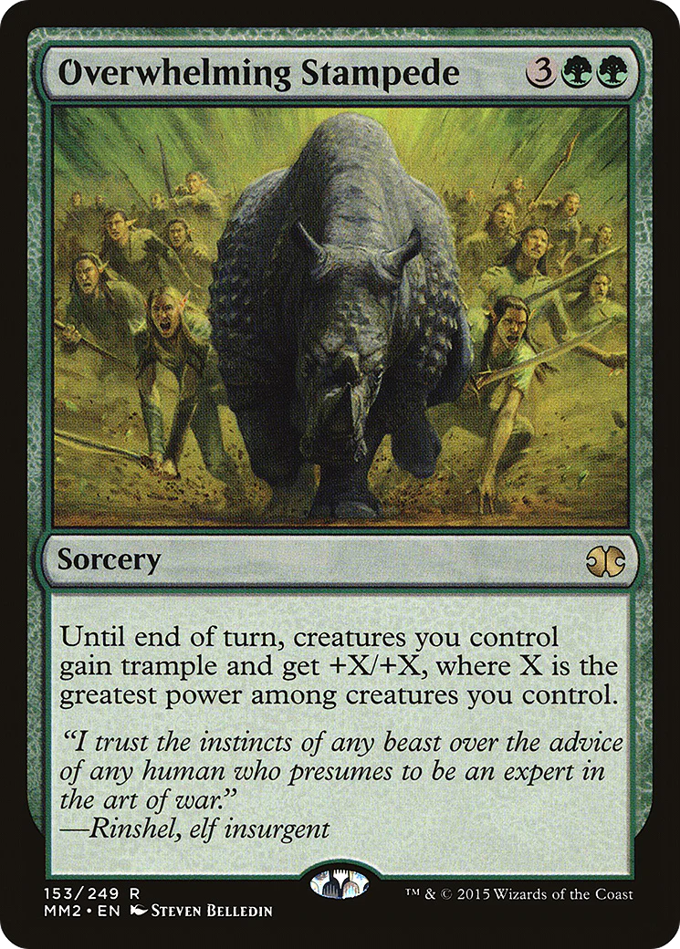 Overwhelming Stampede (MM2-153) - Modern Masters 2015