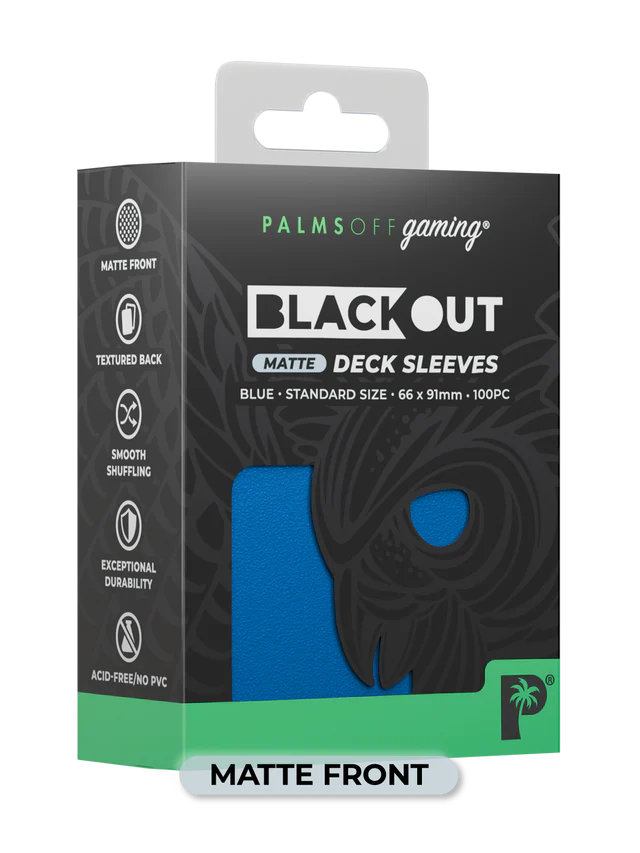 Palms Off - Blackout Deck Sleeves (100) (Matte Front) - Image 12