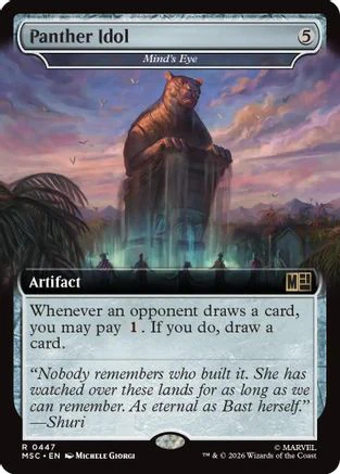Panther Idol - Mind's Eye (Extended Art) (MSC-447) - Commander: Marvel Super Heroes