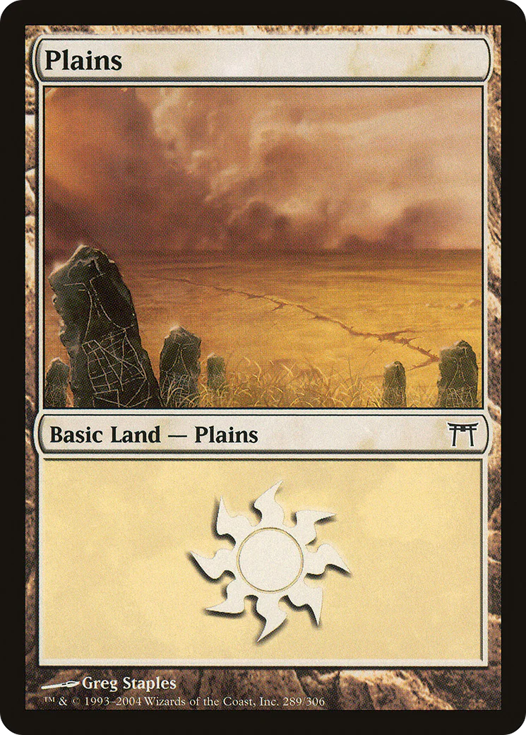 Plains (289) (CHK-289) - Champions of Kamigawa