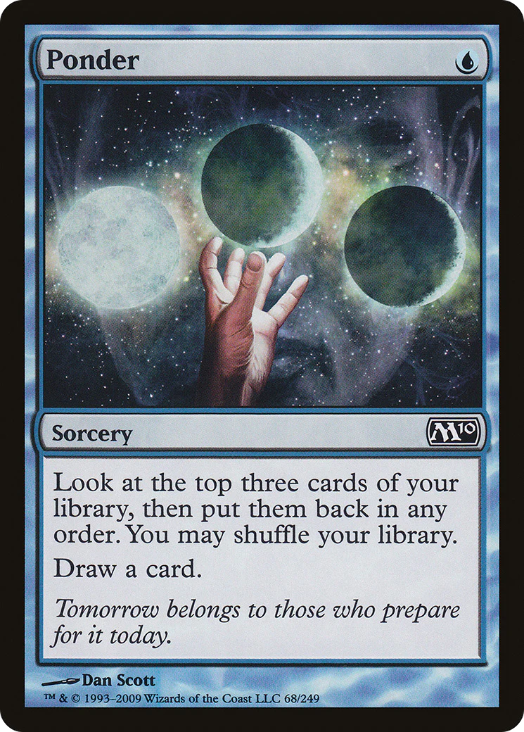 Ponder (M10-068) - Magic 2010 Foil