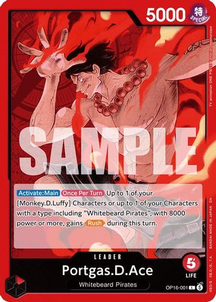 Portgas.D.Ace [The Time of Battle] Leader