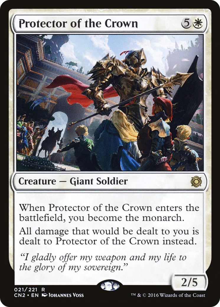 Protector of the Crown (CN2-021) - Conspiracy: Take the Crown Foil