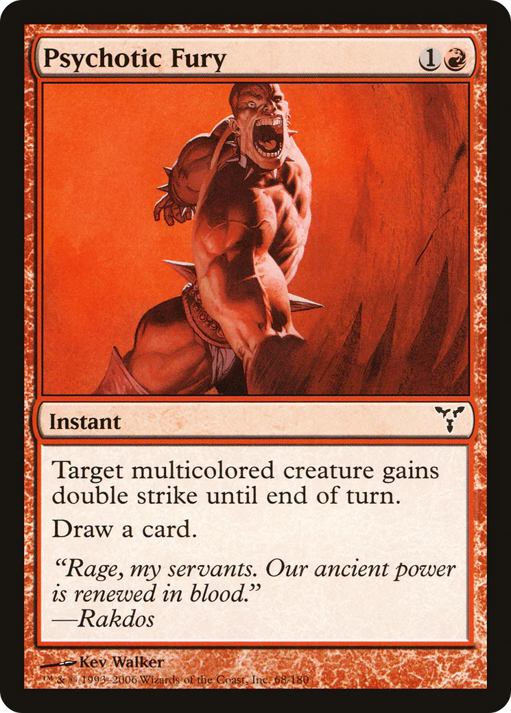 Psychotic Fury (DIS-068) - Dissension Foil