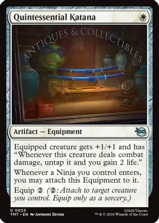 Quintessential Katana (TMT-023) - Teenage Mutant Ninja Turtles