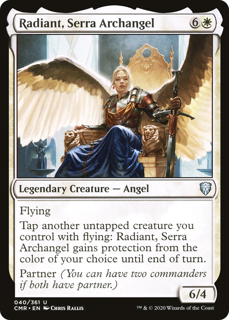 Radiant, Serra Archangel (CMR-040) - Commander Legends