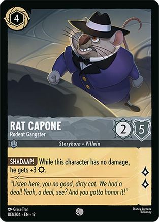 Rat Capone - Rodent Gangster (183/204) Wilds Unknown (Non-Foil)