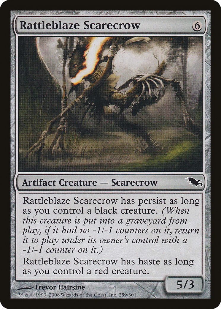 Rattleblaze Scarecrow (SHM-259) - Shadowmoor Foil