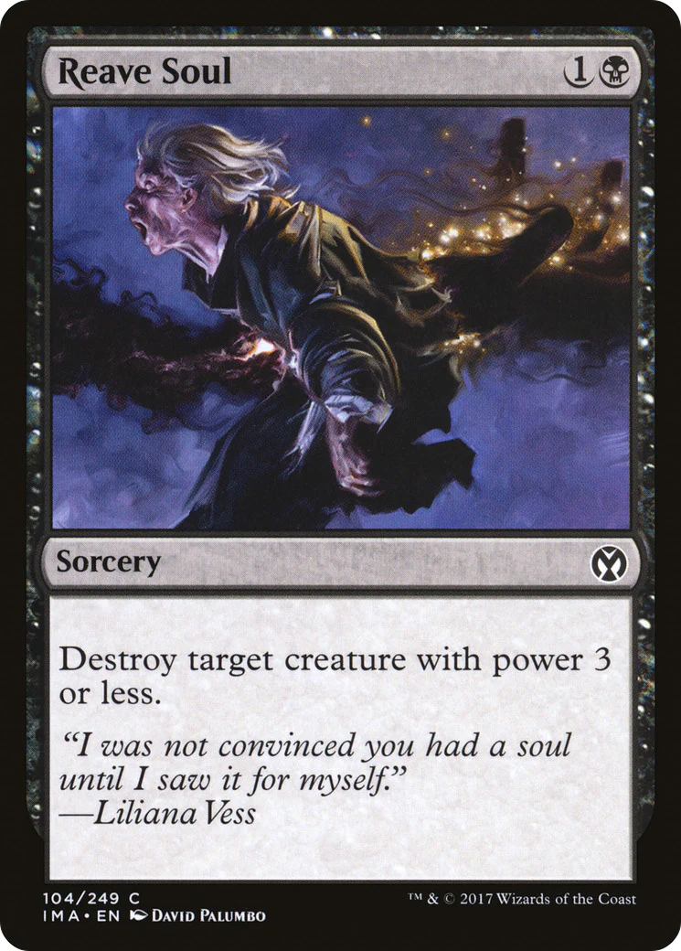 Reave Soul (IMA-104) - Iconic Masters Foil