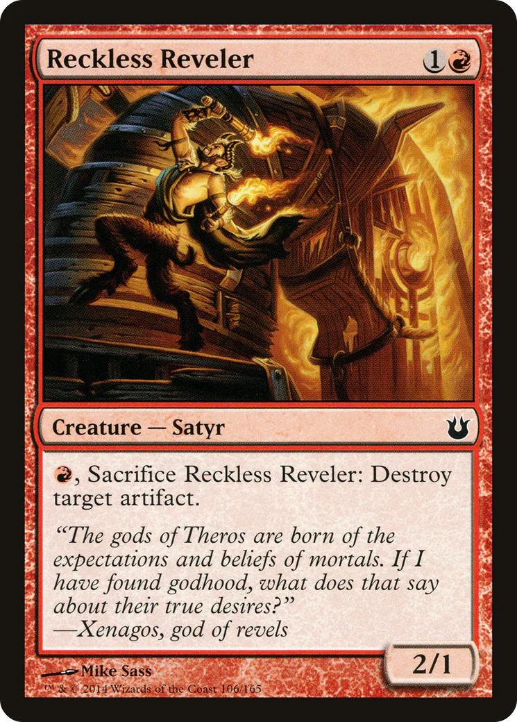 Reckless Reveler (BNG-106) - Born of the Gods