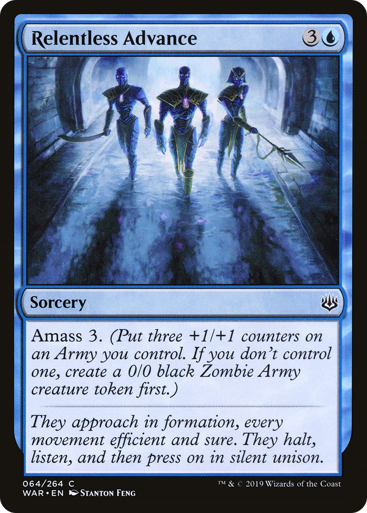 Relentless Advance (WAR-064) - War of the Spark Foil