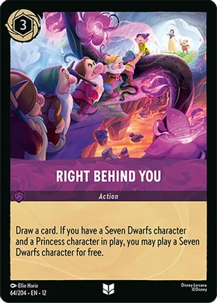 Right Behind You (64/204) Wilds Unknown (Cold Foil)
