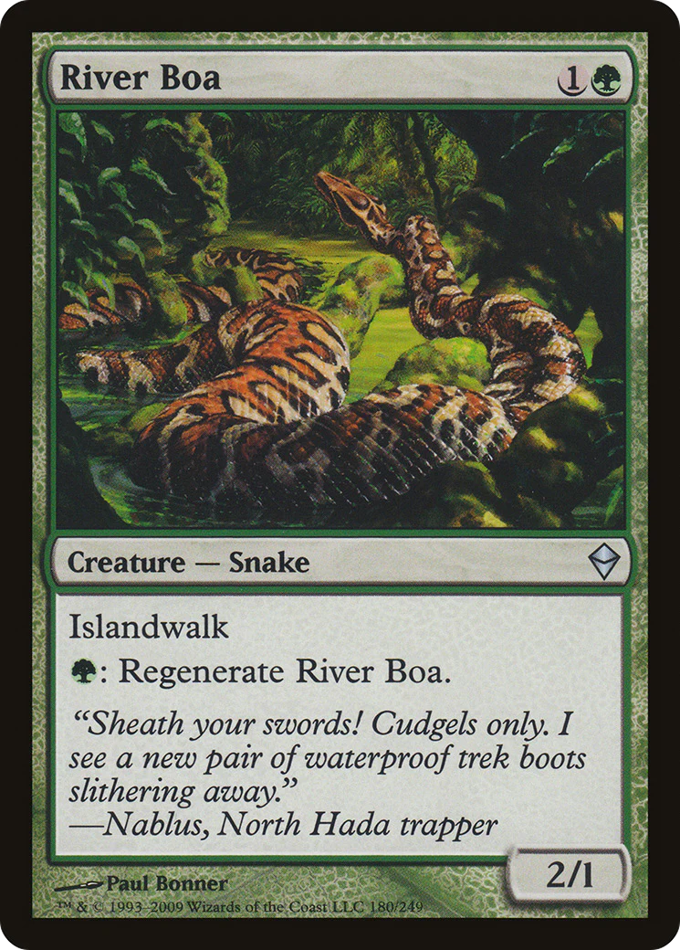 River Boa (ZEN-180) - Zendikar