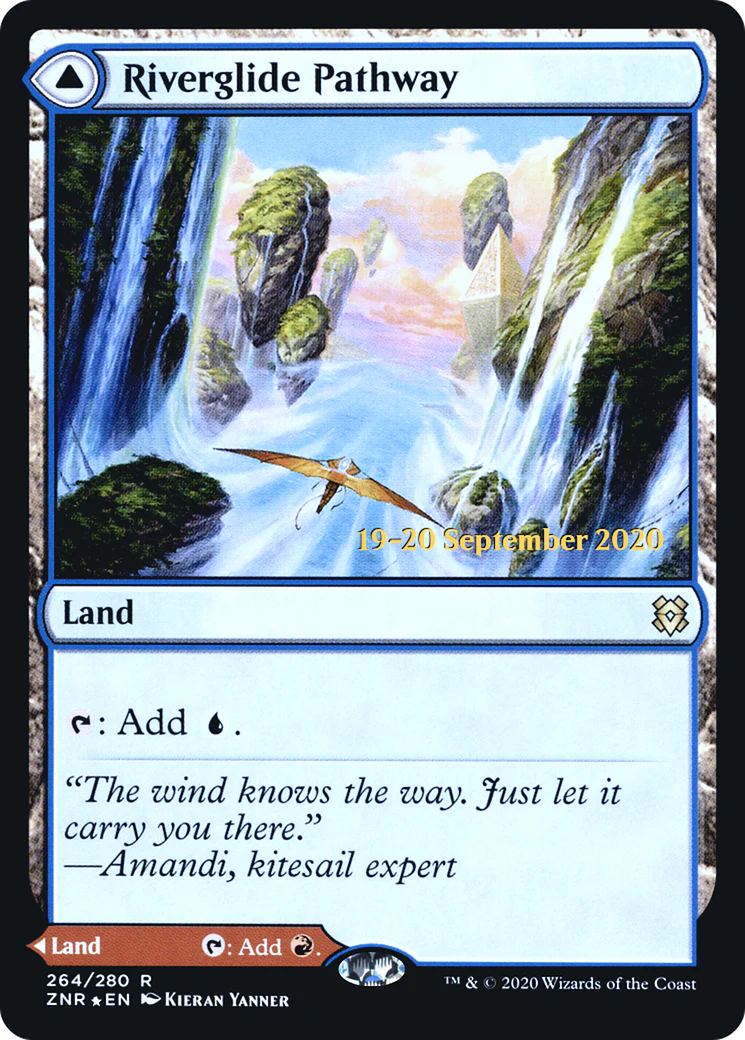 Riverglide Pathway (PRE-264) - Zendikar Rising Promos Foil - Image 3