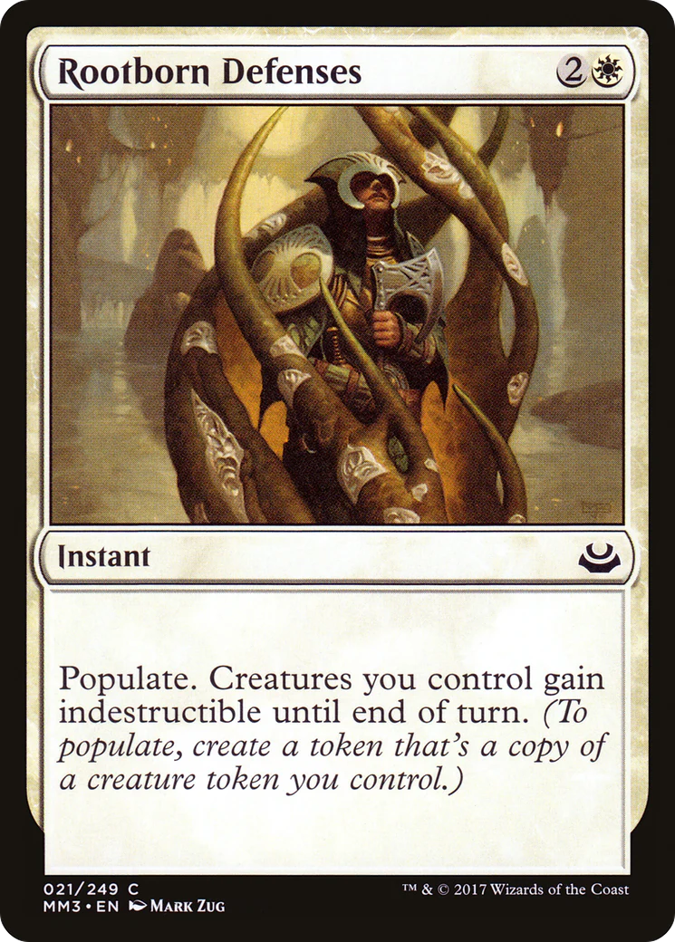 Rootborn Defenses (MM3-021) - Modern Masters 2017