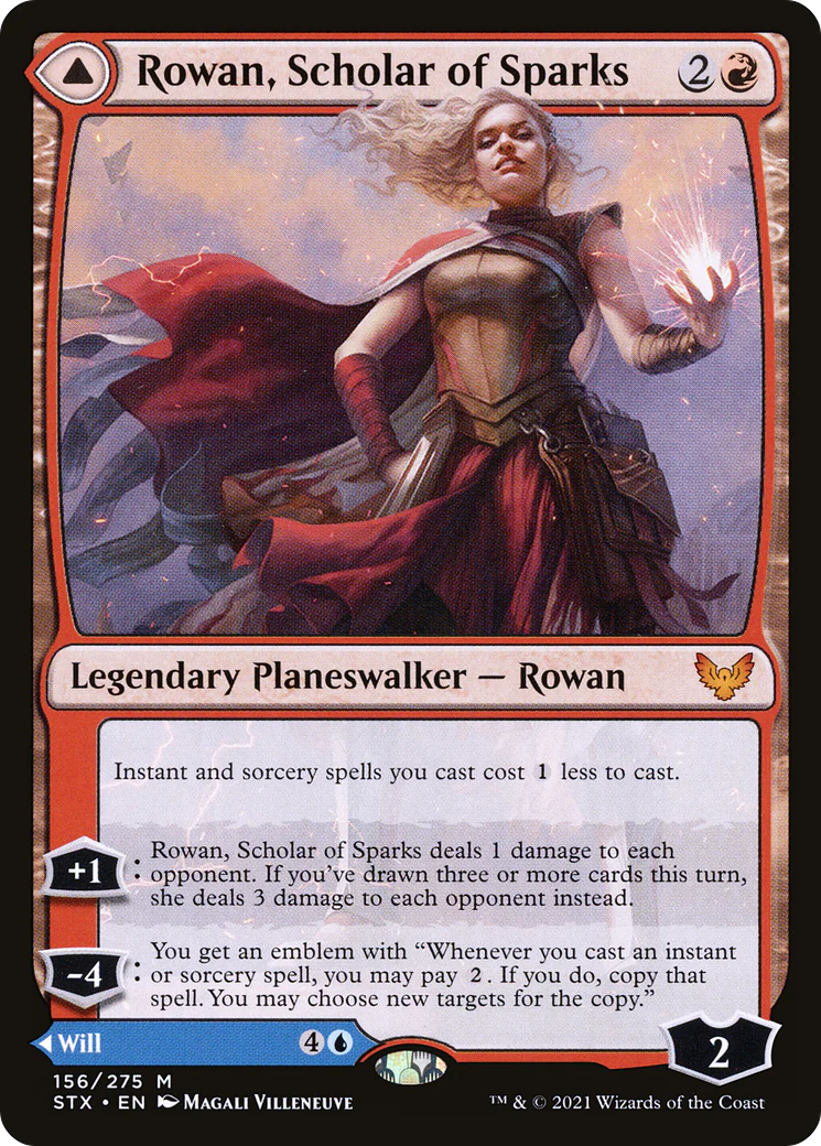 Rowan, Scholar of Sparks (STX-156) - Strixhaven: School of Mages Foil