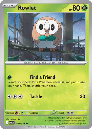 Rowlet 010/088 [ME03 Perfect Order]