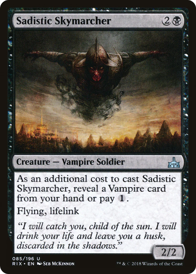 Sadistic Skymarcher (RIX-085) - Rivals of Ixalan