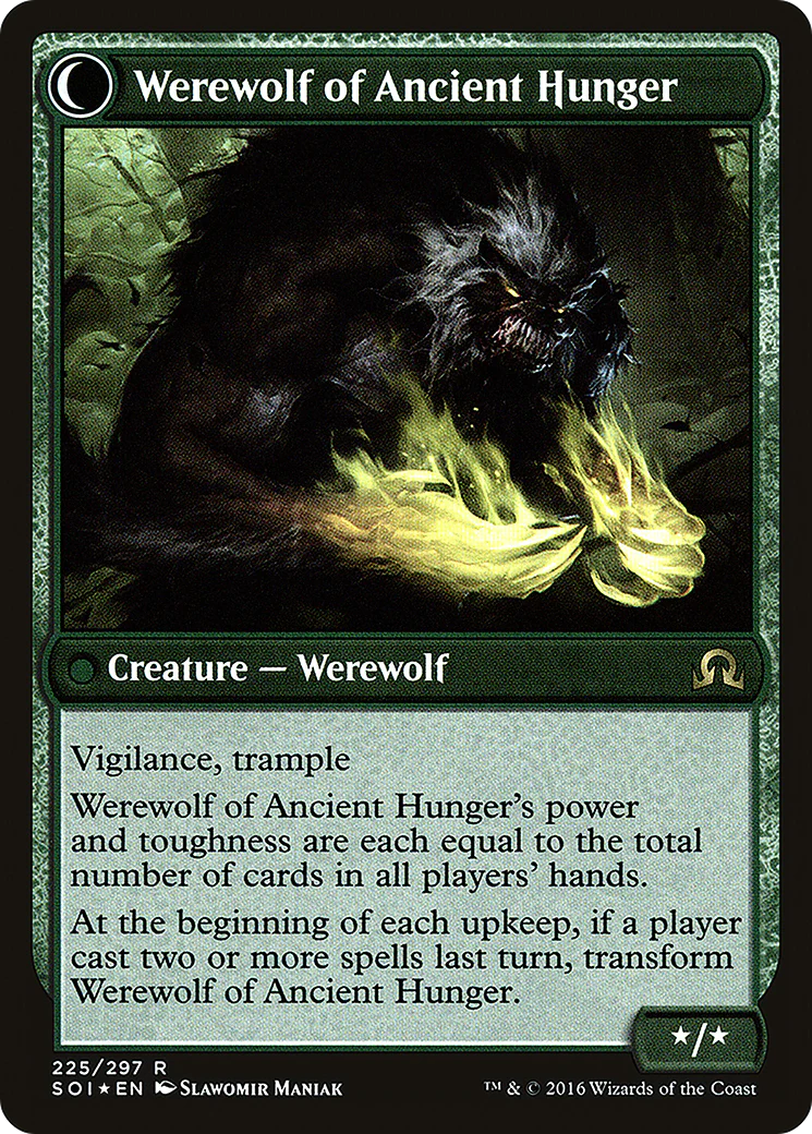 Sage of Ancient Lore (PRE-225) - Shadows over Innistrad Promos: (Double Faced Transform) Foil - Image 2
