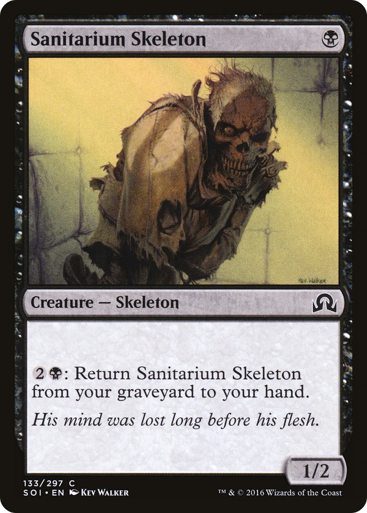 Sanitarium Skeleton (SOI-133) - Shadows over Innistrad
