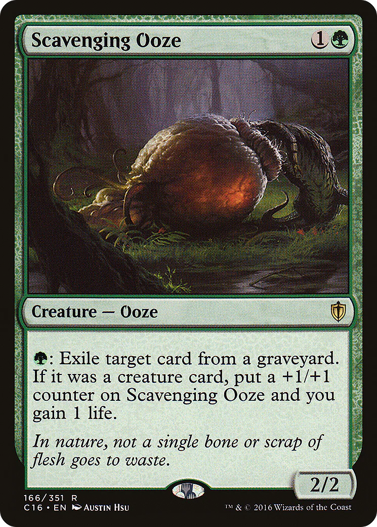 Scavenging Ooze (C16-166) - Commander 2016